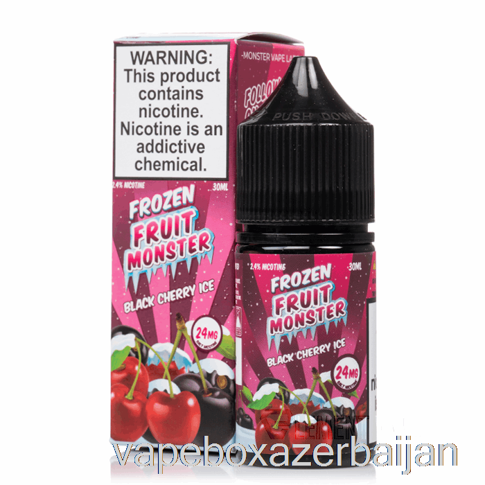 Vape Azerbaijan ICE Black Cherry - Frozen Fruit Monster Salts - 30mL 24mg